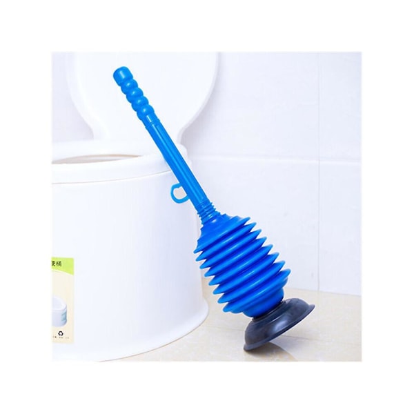 55*15 cm Profesjonell Unblocker for å fjerne tilstopping av alle typer vasker - Effektivt høytrykkspumpe sugekoppsystem for å fjerne tilstopping av badekar eller dusj