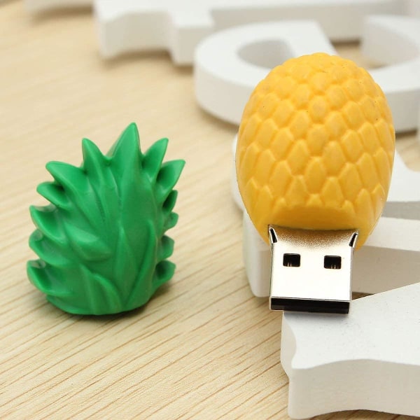 Novelty Pineapple Shape Design 16gb Usb 2.0 Flash Drive Thumb Drive Datalagring