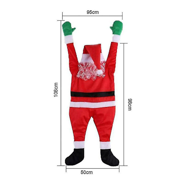 Evago Julklättrande Hängande Tomte Dekoration Hem Julpynt