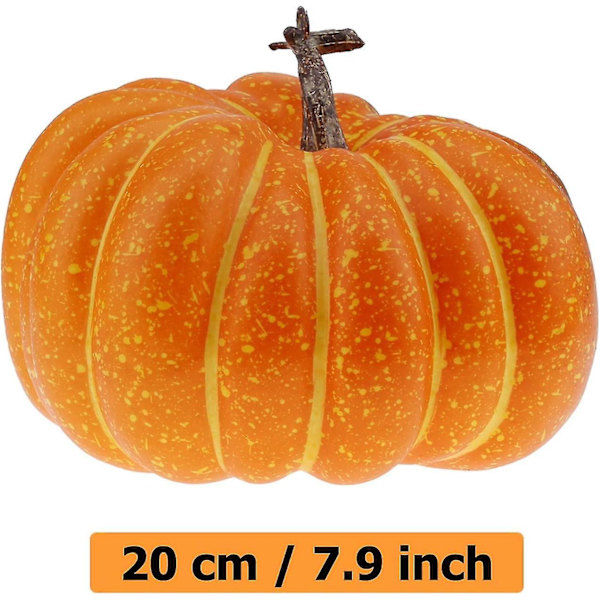 20 cm Teko-Pumpu, Tasainen, Eläväinen Kahva, Tekoelintarvike, Halloween- ja Joulukoriste