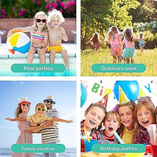12-pack solglasögon i flera färger för barn eller vuxna, strand- och pooltillbehör med UV-skydd