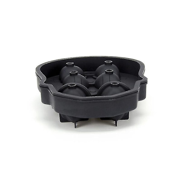 Halloween Whisky Wine Silikon 3d Isboll Kubform Skalleform Gjutform Choklad Baktillbehör