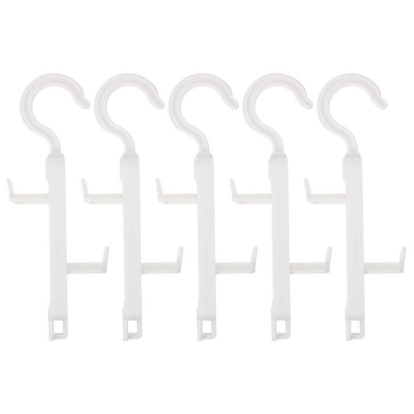 5 stk. Drejelige Krog Håndtasker Hanger Håndtaske Stativ Skab Organizer Stang Hanger