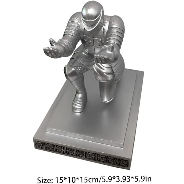 Skrivbordsdekoration, 1 st riddare pennhållare soldat actionfigur kontor skrivbordsfigur riddare stativ heminredning dekoration