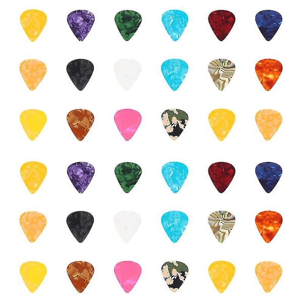 40-pack Gitarrplock Set Abs Gitarrplock Musik Instrument Tillbehör