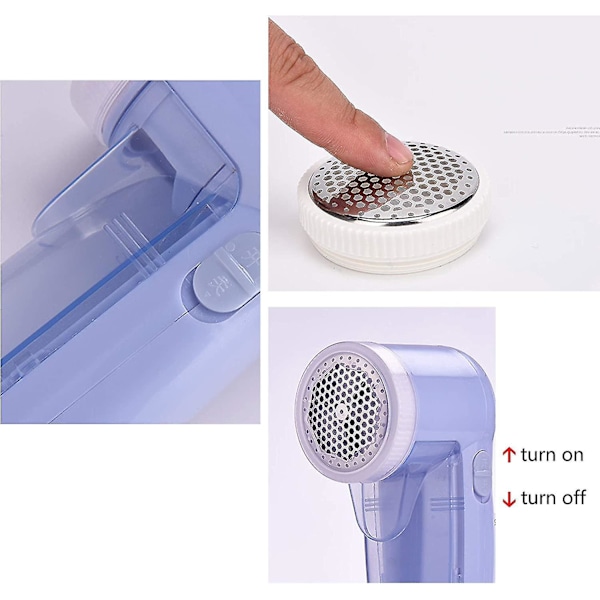 Anti-Pilling Razor, Elektrisk Tekstilbarbermaskine Med 2 Reserveblade
