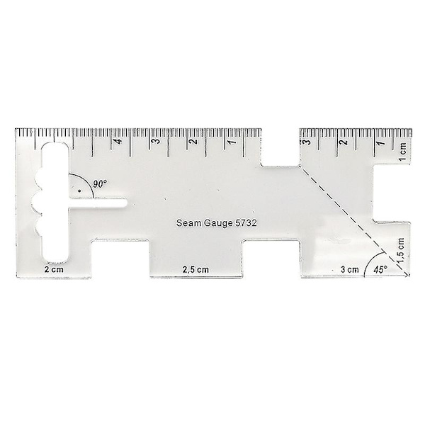 Hemming Ruler, Akryl, 10*4cm