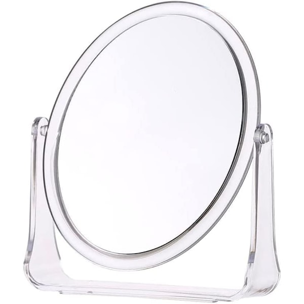 Magnifying Cosmetic Mirror with Stand-Small Cosmetics| Bathroom shaving circle mirror, make-up mirror, cosmetic mirror