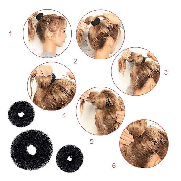 Hårstyling set, hårdesign stylingverktyg tillbehör DIY hårtillbehör hårmodellering verktygssats frisör set