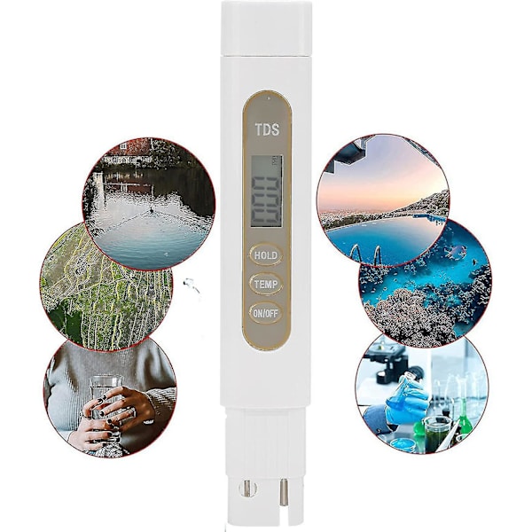 Meter, Vandkvalitetstester Drikkevand Testkit Akvarium Drikkevandskvalitetsanalysator