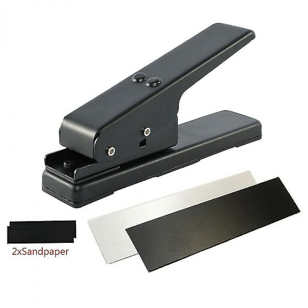 Professionell Gitarr Plektrum Punch Picks Maker Kortklippare DIY Egen Svart