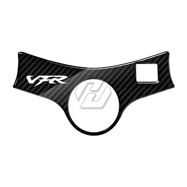 Til Honda Vfr 800 2002-2006 3D Carbon-look Øvre Styrgaffelbeskytter