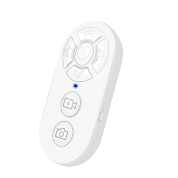 Multifunktionell Bluetooth-kompatibel självutlösare, uppladdningsbar fjärrkontroll Yalo (vit)