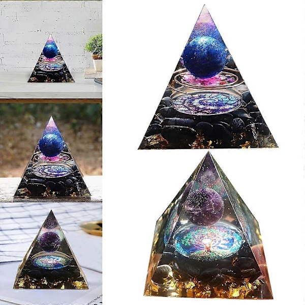 Kristallpyramid Kristall Ädelsten Energi Emf Skydd Meditation