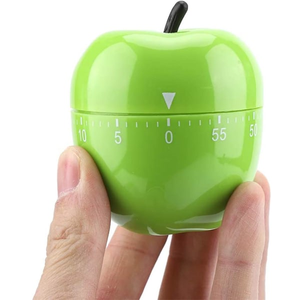 Kök Timer, 60 Minuter Mekanisk Uppdragstimer Äpple Form Kök Matlagningstimer Inget Batteri Behövs