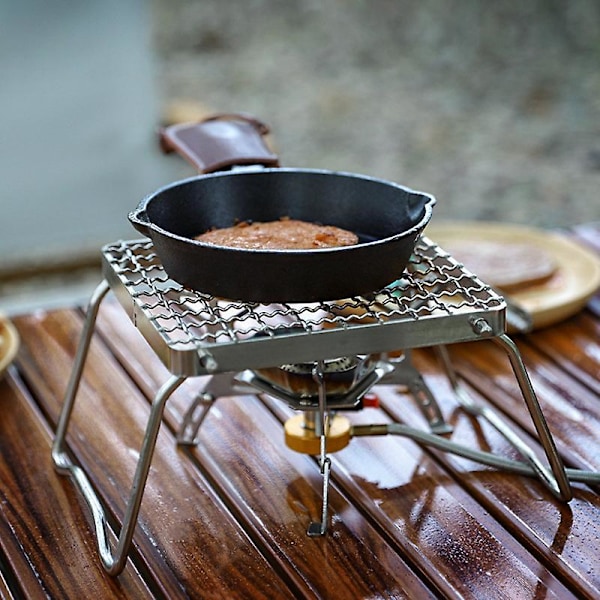 Fällbar lägereldgrill, bärbar campinggrill, lämplig för utomhuscamping, matlagning, vandring, fest, backpacking, resor, fest