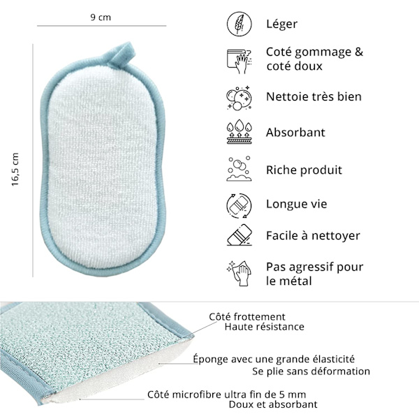 Tvättsvampar för diskning (8-pack)