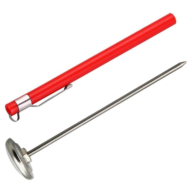 Rostfri ficktermometer för matlagning, köttgrillning