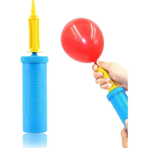 Manuell uppblåsbar ballongpump, ballongpumpar, ballongluftpump, applicera ballonguppblåsning för ballongfester, födelsedag, nyårsdag, bröllopsceremoni