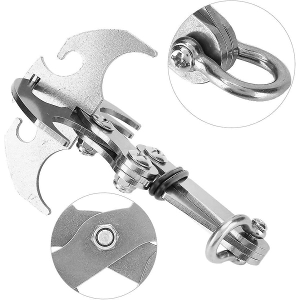 Grappling Hook Outdoor Rock Climbing Multifunctional Stainless Steel Claw