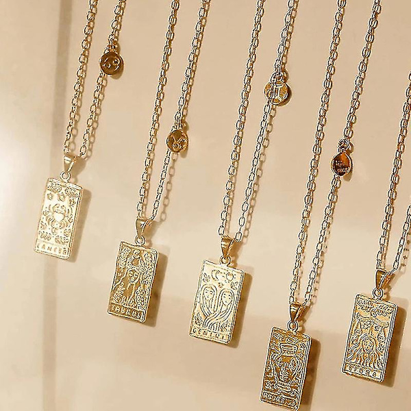 Tarot Hängehalsband Mode Kragekedja Choker Vacker Smycken Tillbehör För Kvinnor Flickor (Jungfrun)