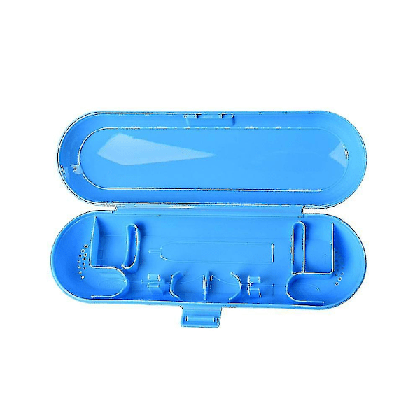 2pcs Universal Portable Toothbrush Travel Box Storage Box Outdoor Travel Electric Toothbrush Holder For Rongfei Pu Oule (blue)