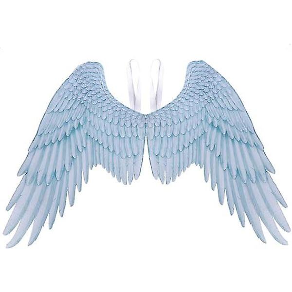 1 Förpackning 3D Änglavingar Kostym Med Elastiska Remmar Halloweenfest Mardi Gras Cosplay Tillbehör (färg: vit)