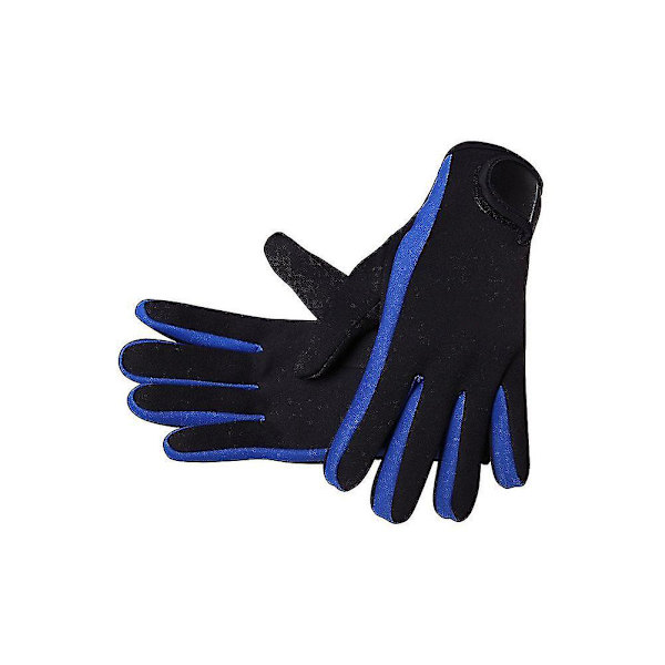 1 par 1,5 mm neopren halkfria dykhandskar halkfria dykning surfing snorkling (L）