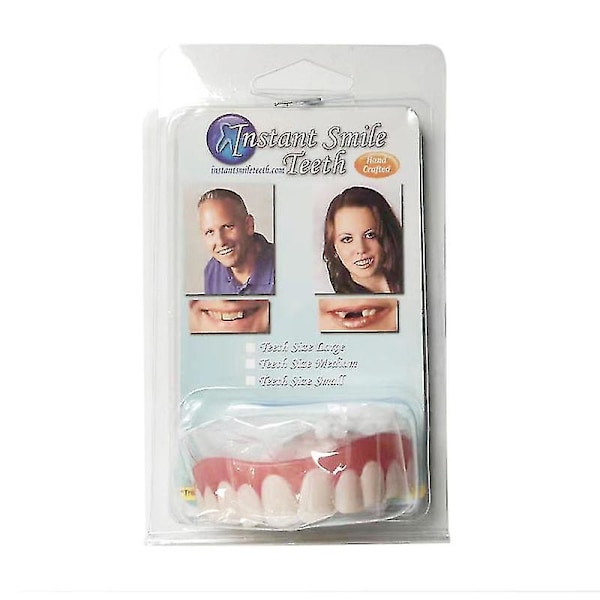 Övre & Nedre Veneers Set Leende Veneers Falska Tänder Snap-on Instant Veneers Kosmetisk Tand