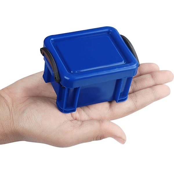 Liten förvaringslåda i plast (9 färger)