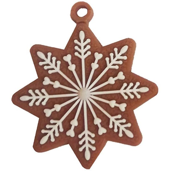 Pepparkakorsjulgranspynt Pepparkaksmän Hängande Julgranspynt För Semesterköksdekoration