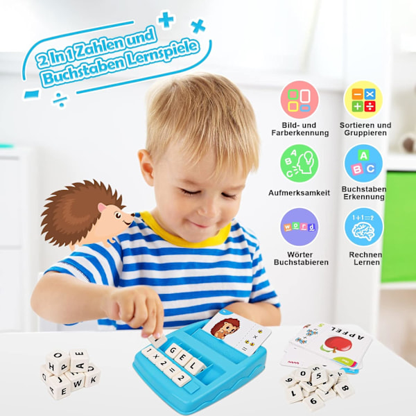 Present till flicka 3 4 5 6 7 8 år, bokstavsinlärningsleksaker från 3 - 8 år Unga spel från 3 - 8 år Present till pojke 3 - 8 år Barns leksaker