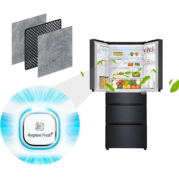 6 stk Filter Kjøleskap Luftfilter Frisk Luftfilter Kjøleskap Fryser Frisk Luftfilter Kjøleskap Luftrensende Filter Frisk Strøm Luftfilter Kjøleskap Utskifting
