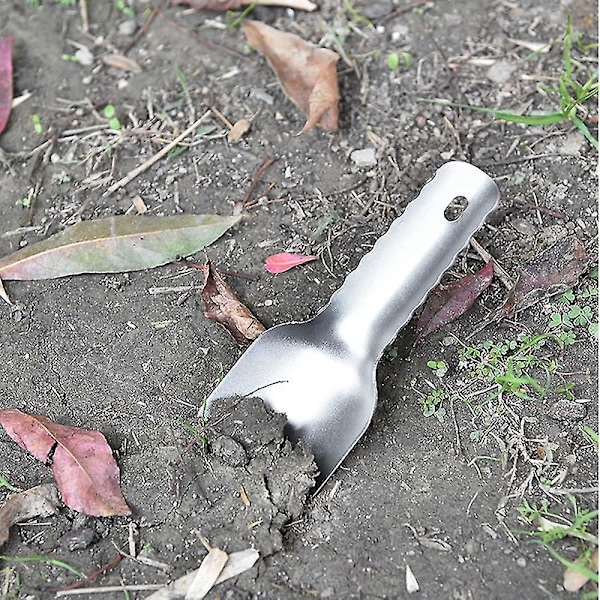 Handspade, Lättvikts Handspade i Aluminiumlegering för Camping Vandring Ryggsäcksträning Trädgårdsarbete 1st