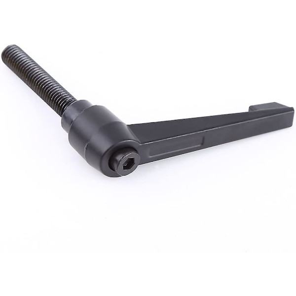 1 kpl M10 uroskierteinen puristinvipu säädettävä kahva musta 25-50mm kuusiokoloavain (M10*40)