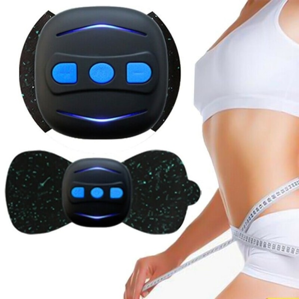 Mini cervikal massageapparat, bärbar elektrisk trådlös tiotalsmaskin för kroppsmuskelsmärta och muskelavslappning klistermärken