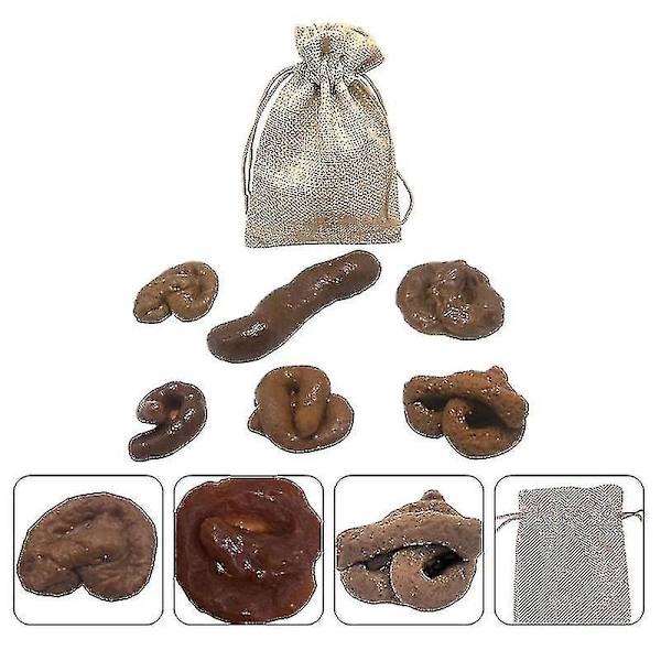 1 Set Falsk Bajs Leksak Dekorativ Bajs Rekvisita Skämt Leksak (choklad)