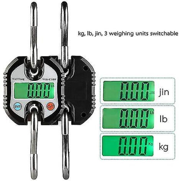 Kransvåg Digital Bagagevåg Bagagevåg 3 Vägningsenheter (0-100kg / 50g, 100-150kg / 100g)