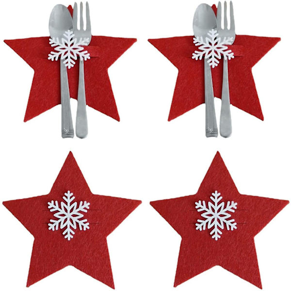 Julbestickshållare Julbesticksväska Julbord Dekoration Kök