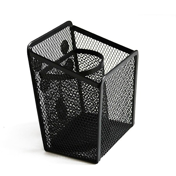 Pennställ Mesh Pennskrin Metall Pennskrin För Skrivbord Kontor Penna Organisera