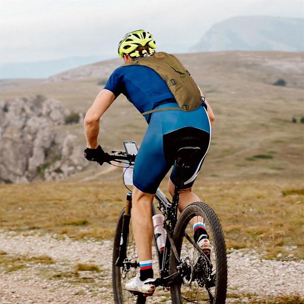 Lättviktsryggsäck för vätska med 3L vattenbehållare, unisex löpning ryggsäck för mountainbike cykling vandring, khaki