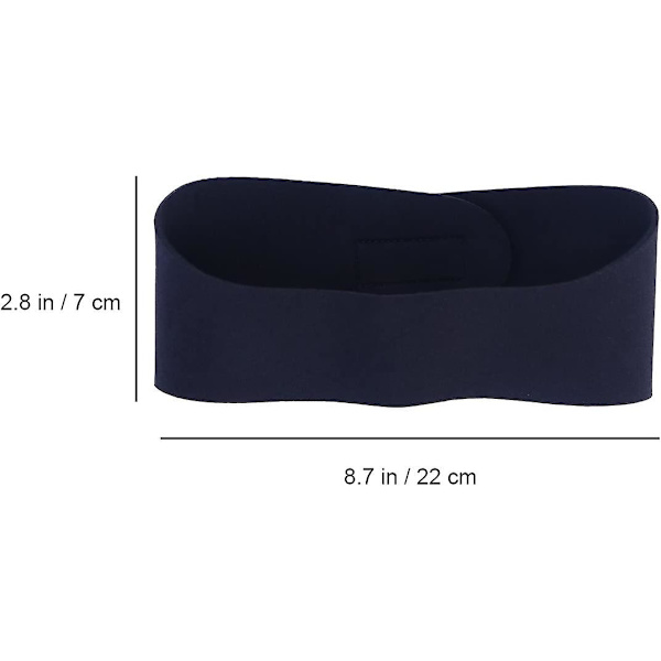 Justerbart varmt pannband för utomhuslöpning, magisk stick shaker shaker fleece öronmuff fleece pannband