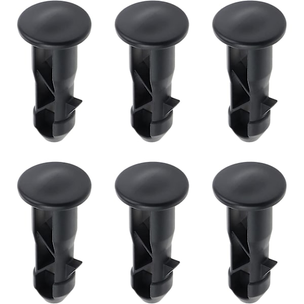 3 paria muoviset pyörällisen roskakorin kannen saranatapit, 65mm x 18mm