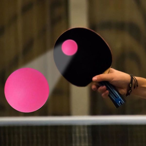 50 st färgade pingisbollar med frostad yta, elastiska och slagtåliga, runda bordtennisbollar, träningsredskap