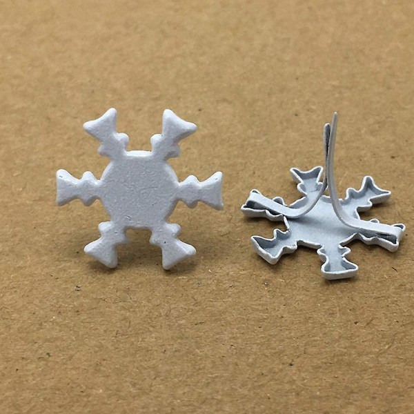 100 stk Snowflake Brads Split Pins Paper Festeners DIY Art Craft Accessories, Scrapbooking Brads, Craft Pins Pushpin，16MM