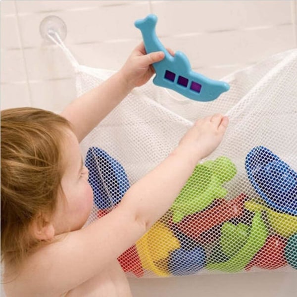 Barn Bath Toy Organizer Perfekt Stort Badeleke Nett For Badekar Leke Nett & Baderom