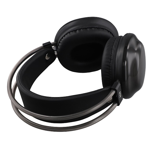 RGB Gaming Headset Bluetooth Trådlösa Hörlurar E-Sport Gaming Headset Dynamisk Belysning Datorhörlurar Svart
