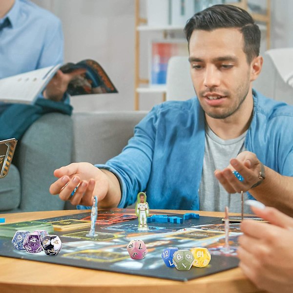 35 kpl Polyhedral-noppaa 12-sivuinen Sekalaiset Värit Noppaa Dnd Rpg Mtg Pöytäpeleille