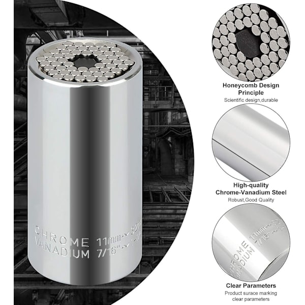 11-32mm Monitoiminen Hylsyavain Jatkopalikka-Adapterilla