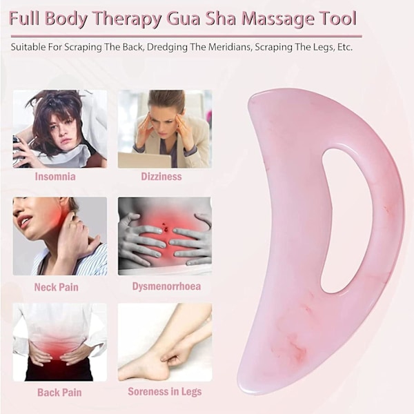 Stor Gua Sha-massageapparat, helkroppsanti-cellulit Gua Sha-skrapa, lymfdräneringsmassage för ben, rygg, ansikte, nacke, muskler